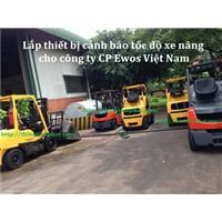 Dự án lắp đặt bộ cảnh báo tốc độ xe nâng tại công ty Ewos VN