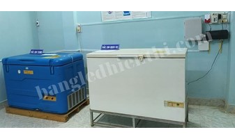Hệ thống theo dõi nhiệt độ tủ vắc xin lắp đặt tại Trung tâm Y tế huyện Chợ Lách, tỉnh Bến Tre