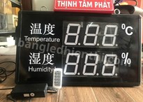 Đồng hồ hiển thị nhiệt độ và độ ẩm tiếng Trung