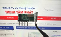 Mạch thu RF 433Mhz