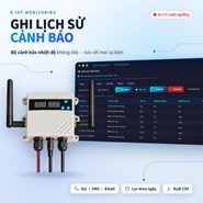 Thiết bị cảnh báo nhiệt độ có lưu nhật ký cảnh báo cho tủ vacxin