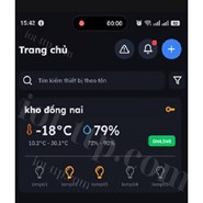 Thiết bị giám sát nhiệt độ độ ẩm từ xa qua Internet